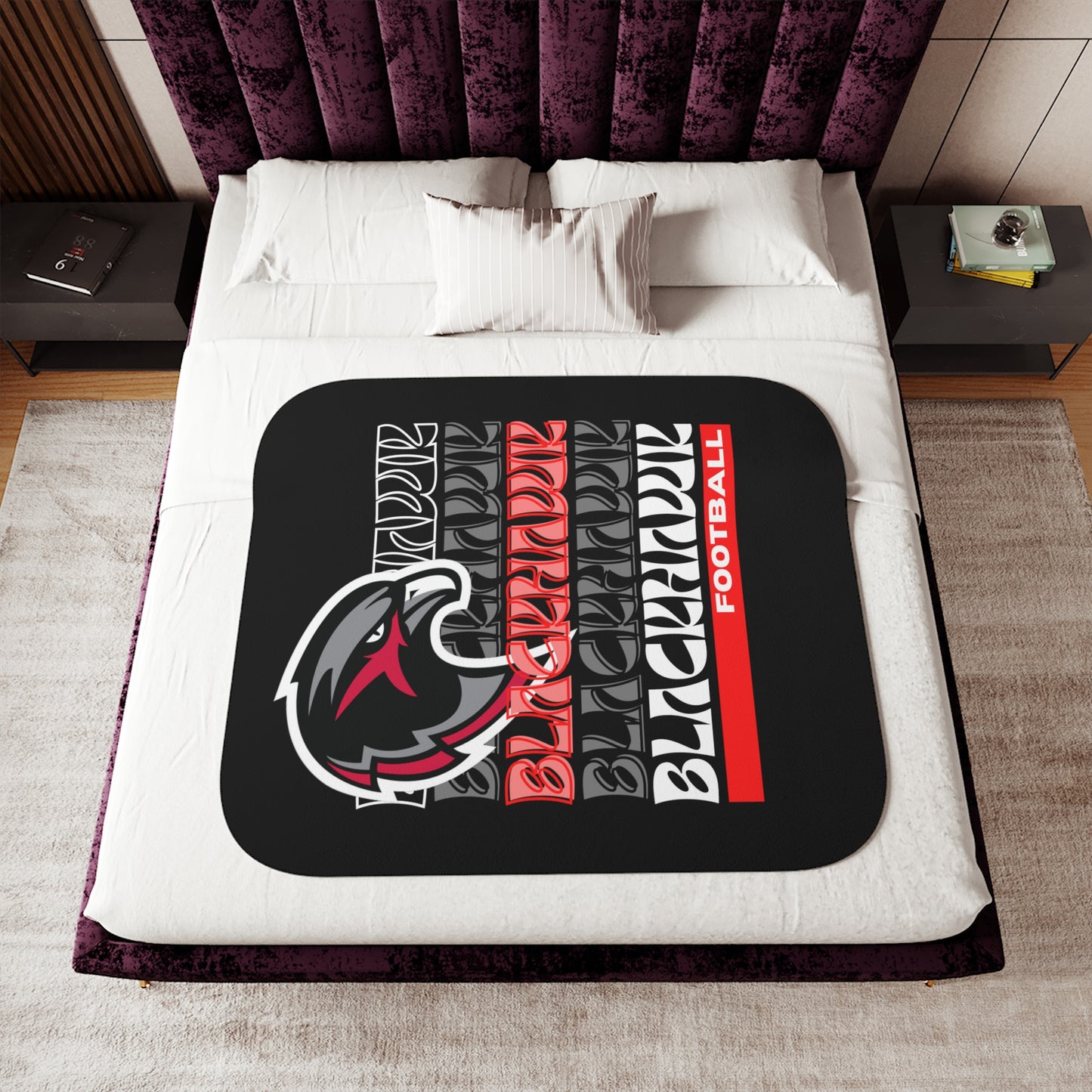 BlackHawk Football -  Sherpa Blanket