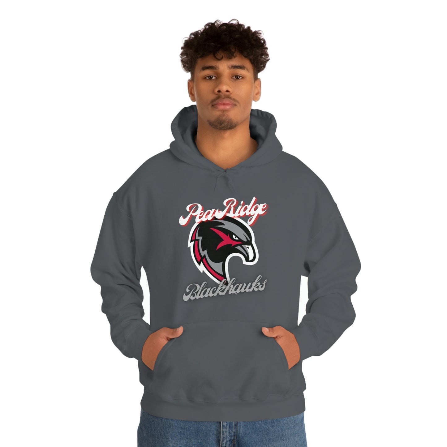 Unisex Heavy Blend™ Hooded Sweatshirt - Pea Ridge BlackHawks