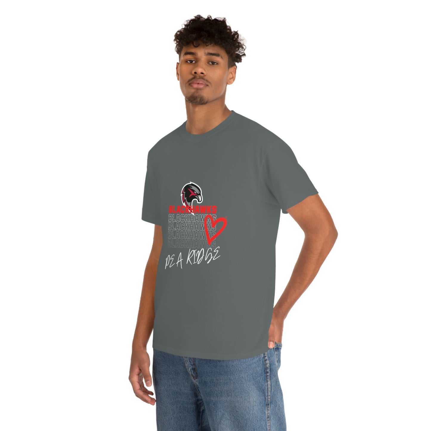 Unisex Heavy Cotton Tee - Pea Ridge Heart