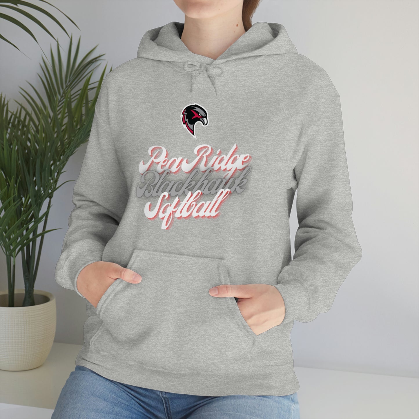 Unisex Heavy Blend™ Hooded Sweatshirt - Pea Ridge Softball 4