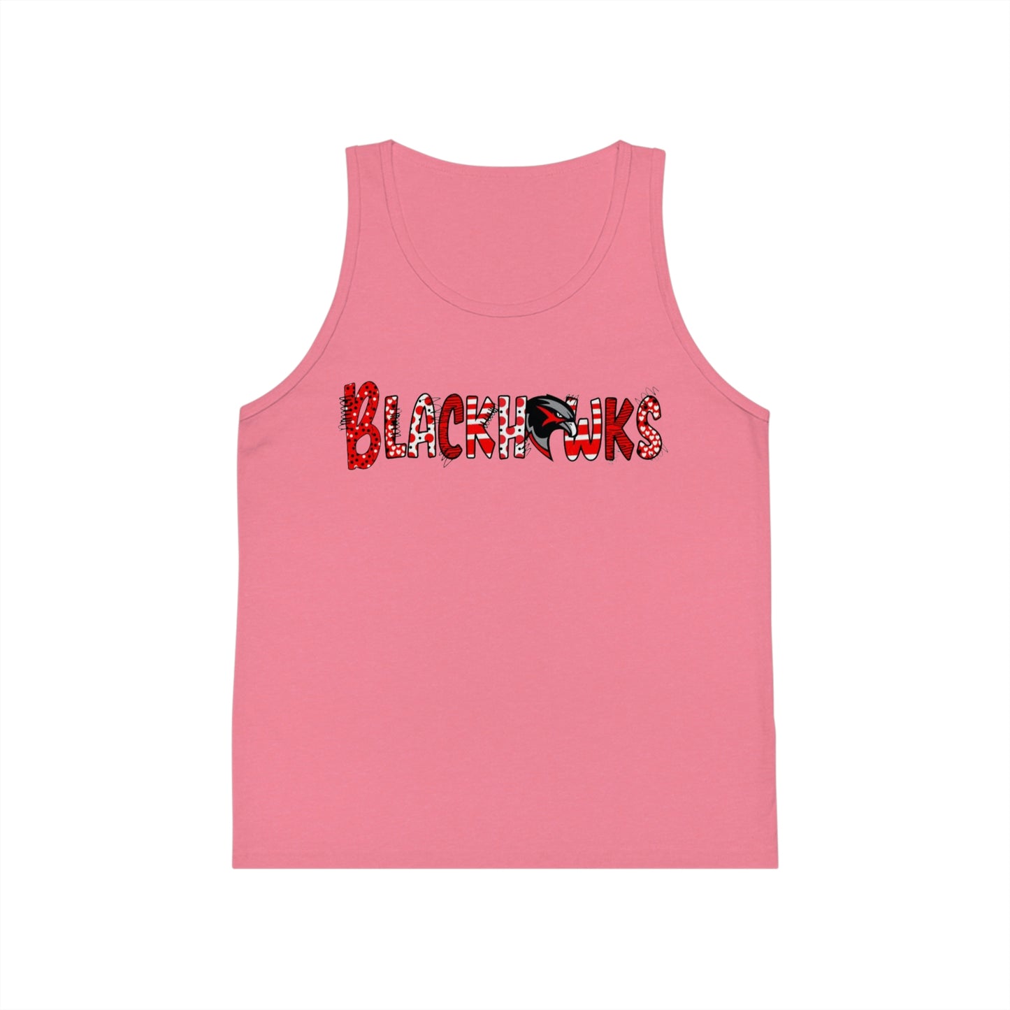 Kid's Jersey Tank Top - Blackhawks 2