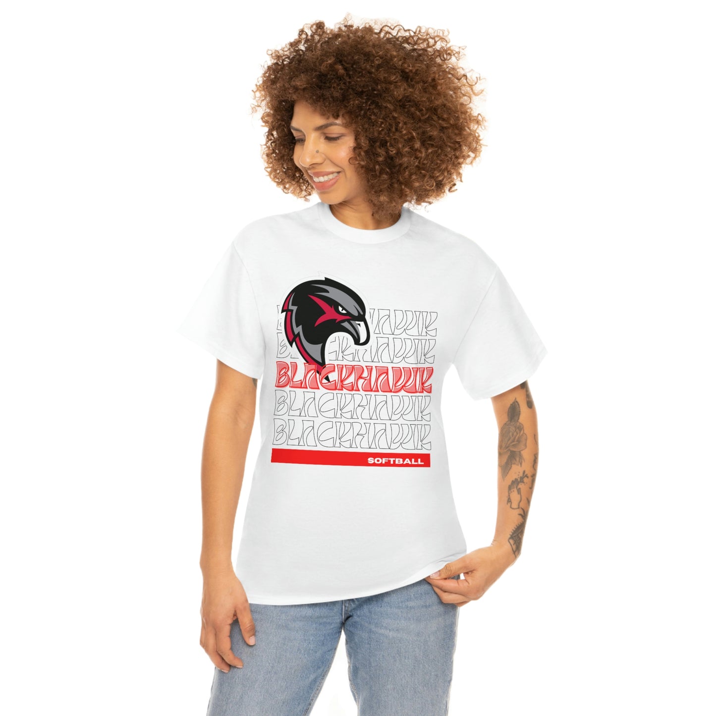 Unisex Heavy Cotton Tee - Softball 7