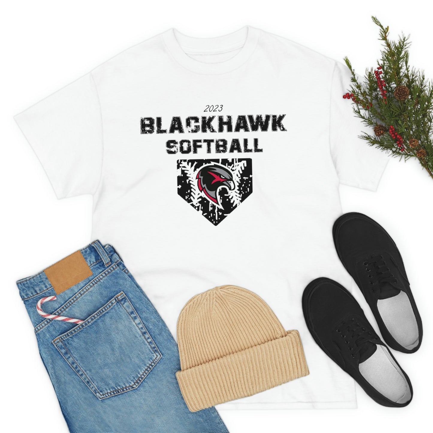 Unisex Heavy Cotton Tee - Pea Ridge Softball