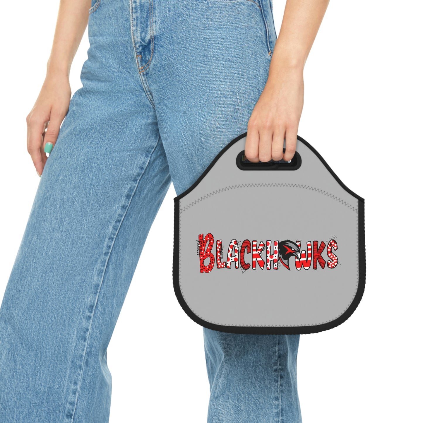 Neoprene Lunch Bag - Blackhawks