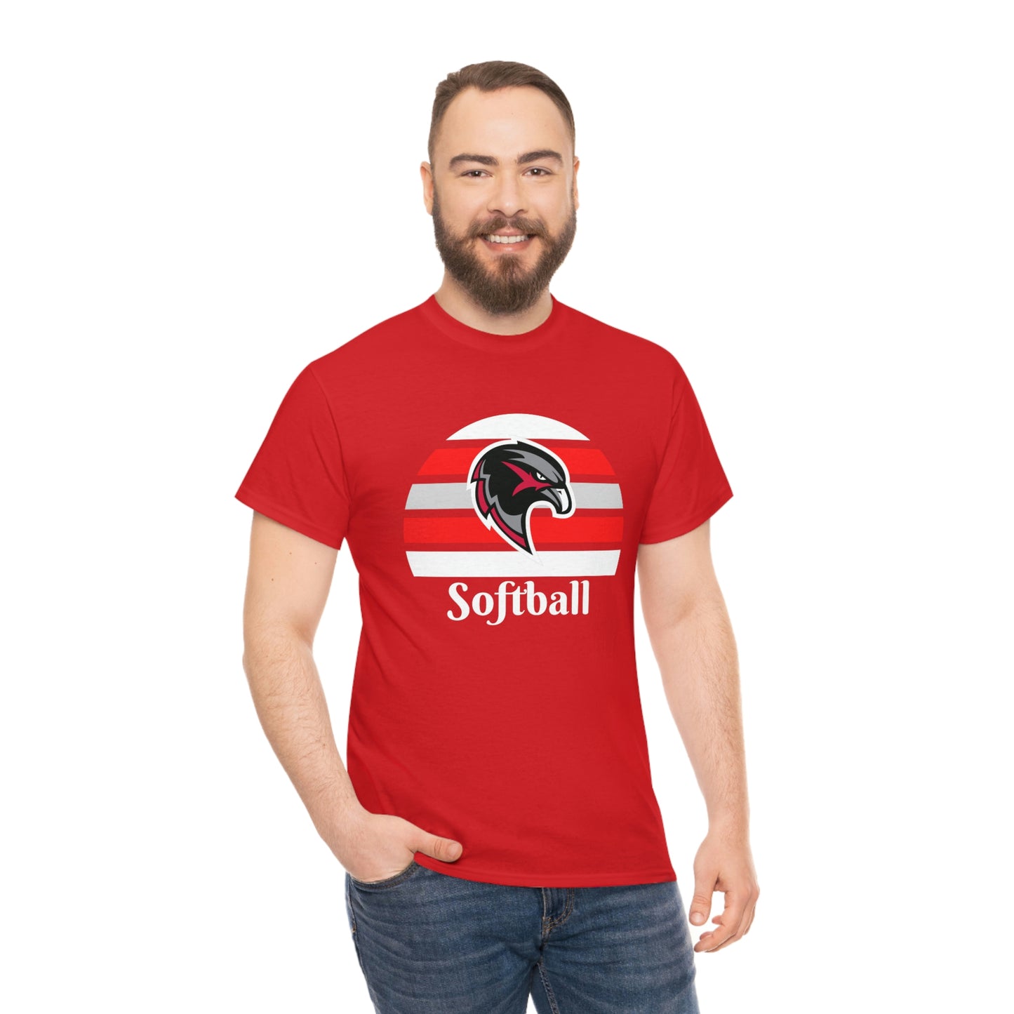 Unisex Heavy Cotton Tee - Softball 8