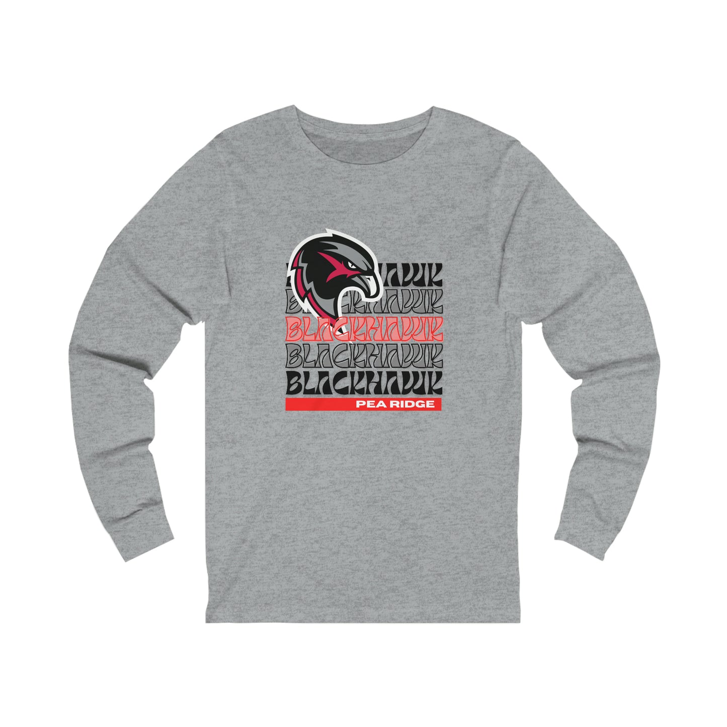 Unisex Jersey Long Sleeve Tee - BlackHawks