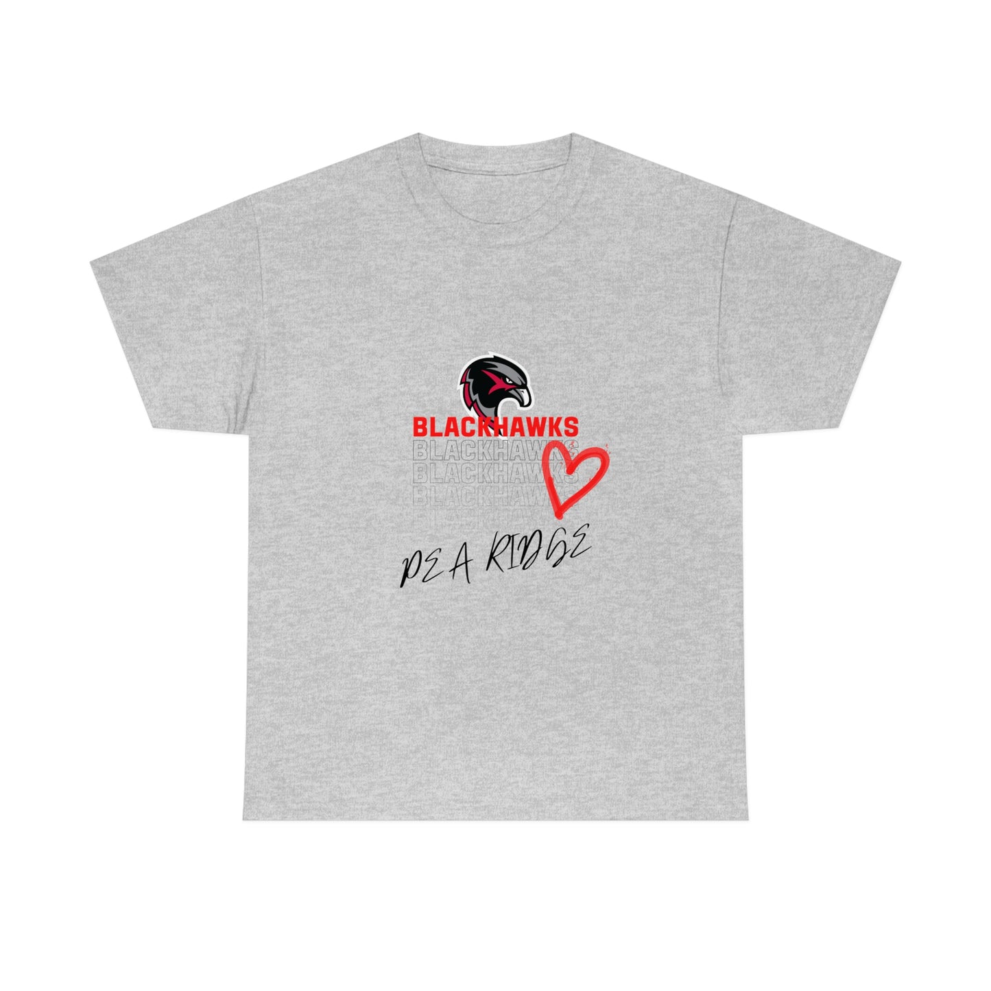 Unisex Heavy Cotton Tee - Pea Ridge Heart