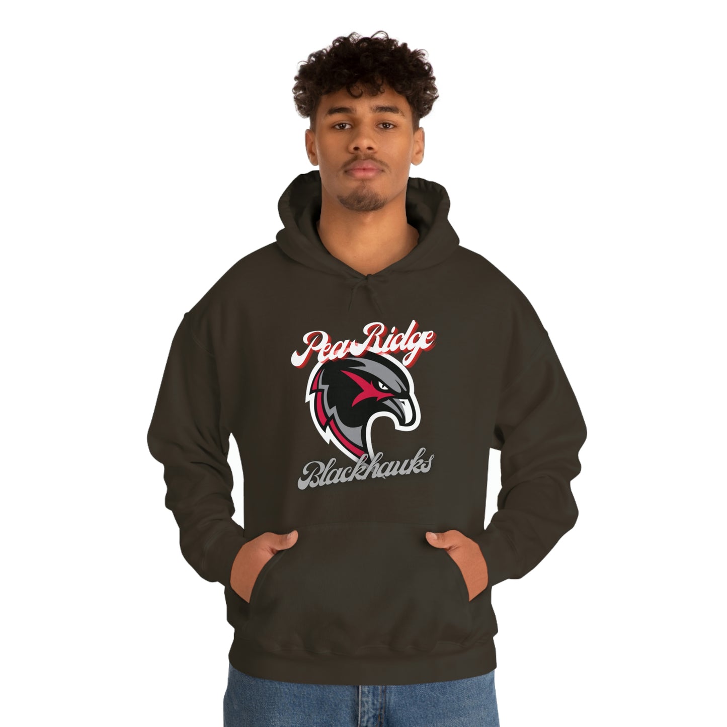 Unisex Heavy Blend™ Hooded Sweatshirt - Pea Ridge BlackHawks