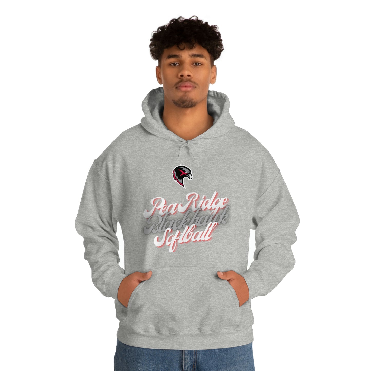 Unisex Heavy Blend™ Hooded Sweatshirt - Pea Ridge Softball 4