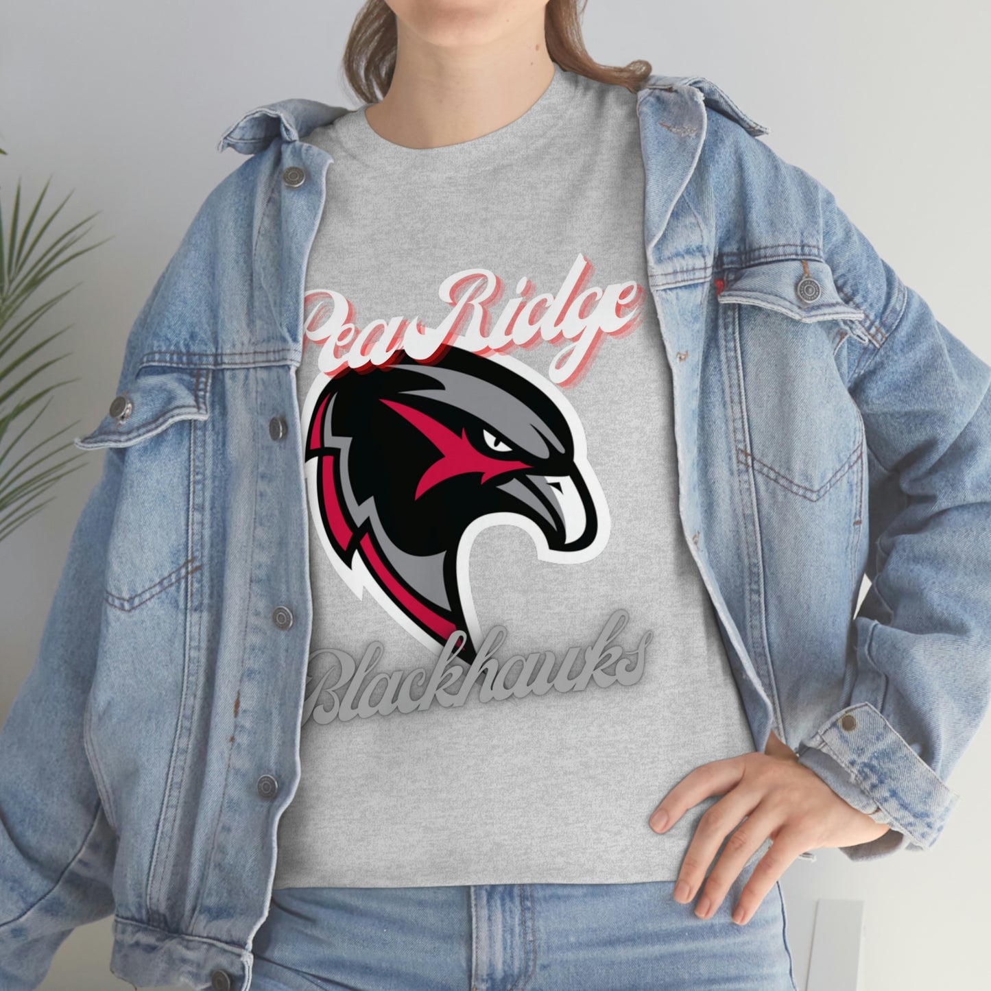 Unisex Heavy Cotton Tee - Pea Ridge BlackHawks