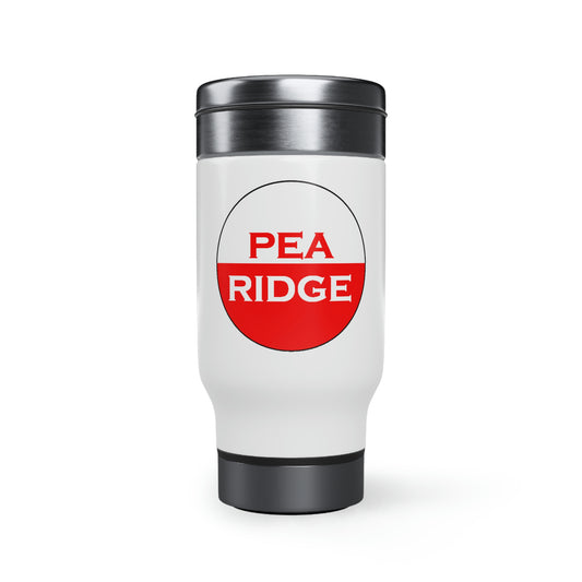 Stainless Steel Travel Mug with Handle, 14oz - Pea Ridge