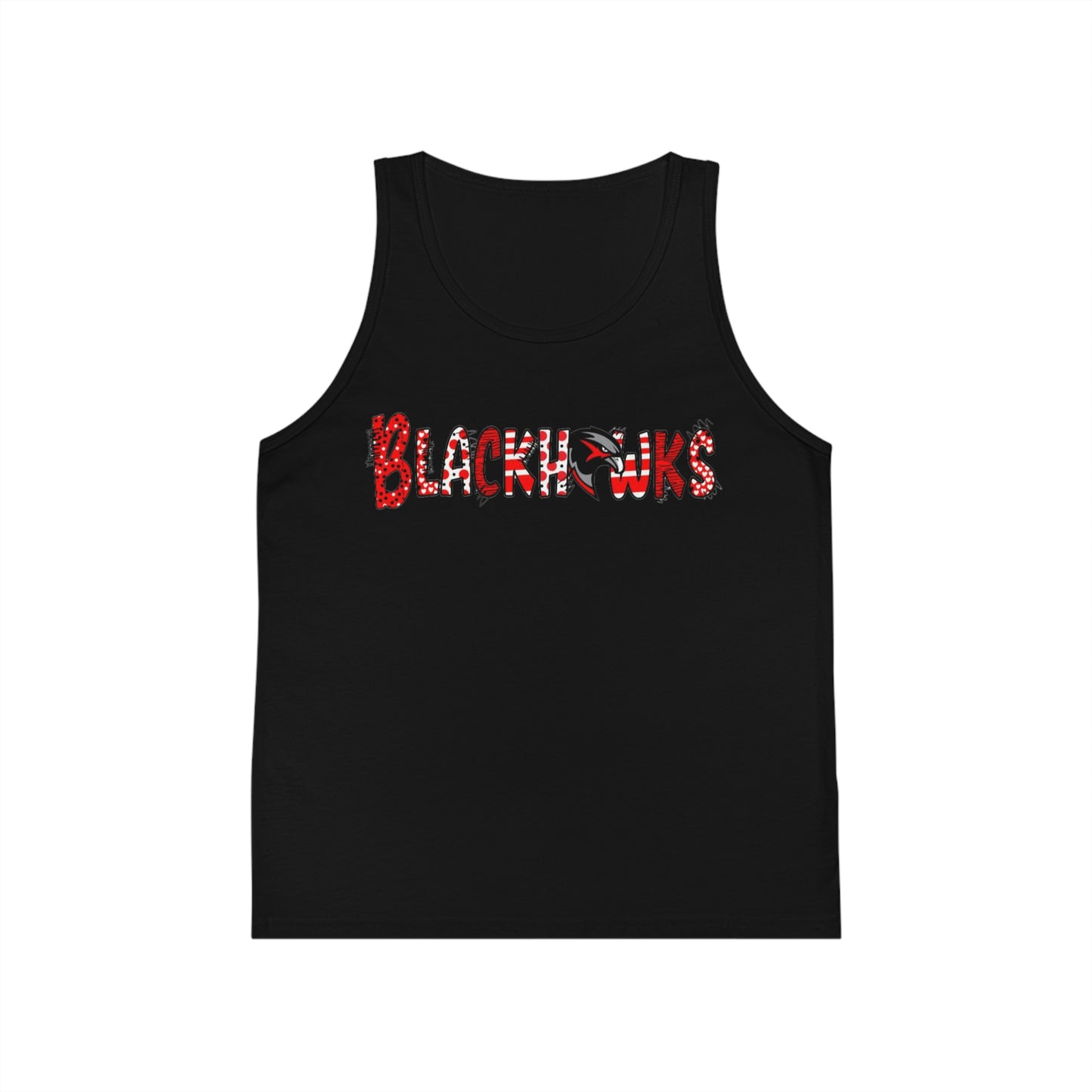 Kid's Jersey Tank Top - Blackhawks 2