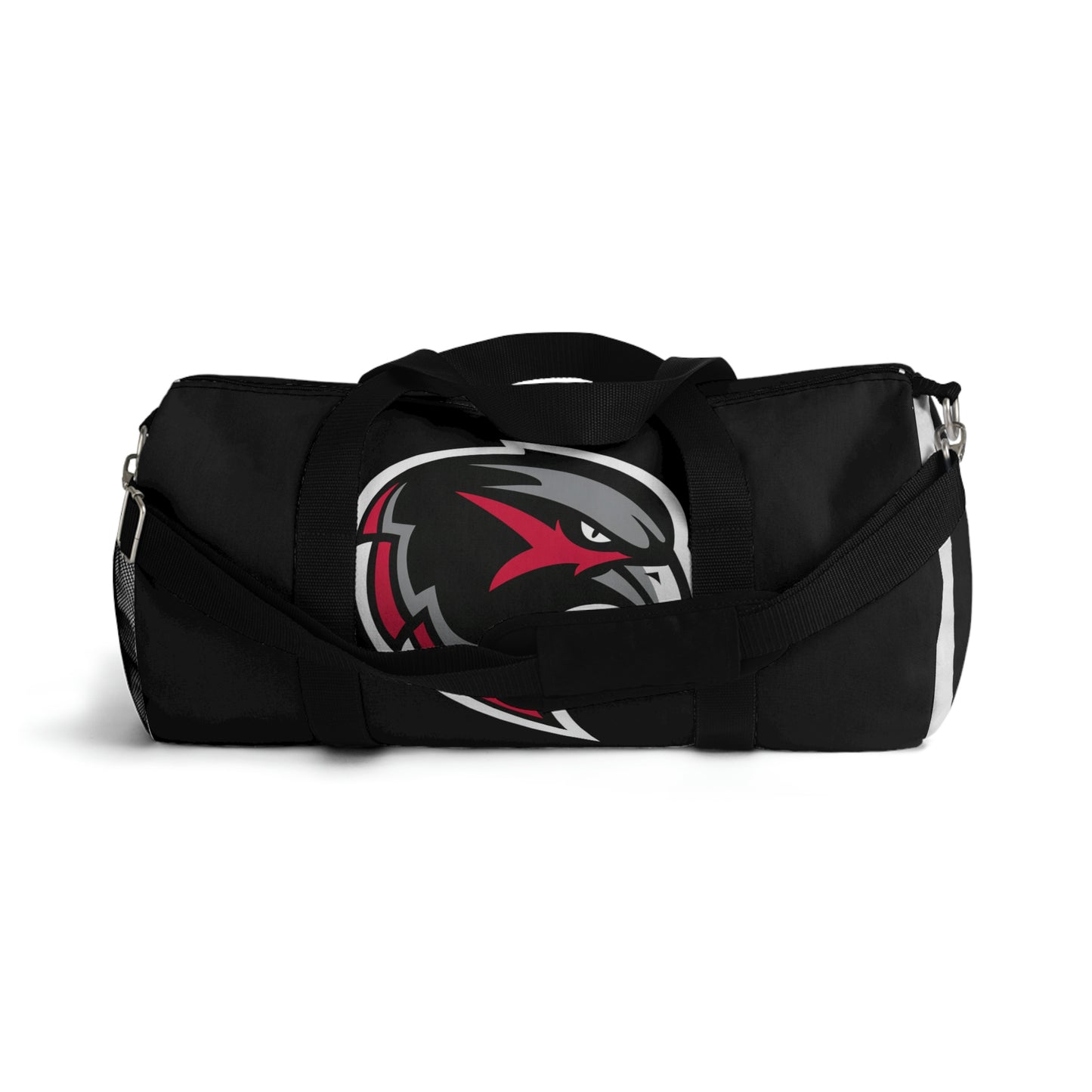 Black Duffel Bag - Hawk Head