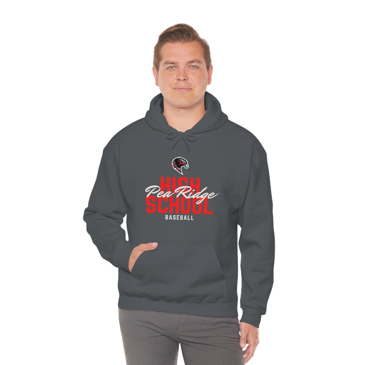 Unisex Heavy Blend™ Hooded Sweatshirt - Pea Ridge Baseball 4