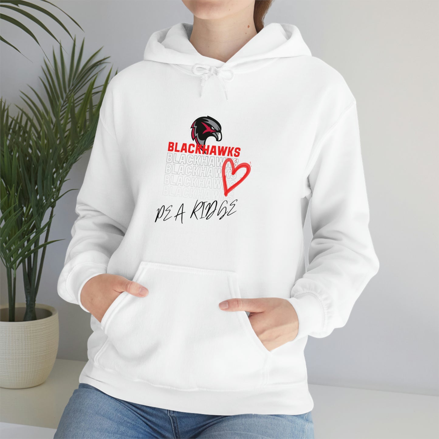 Unisex Heavy Blend™ Hooded Sweatshirt - Pea Ridge Heart