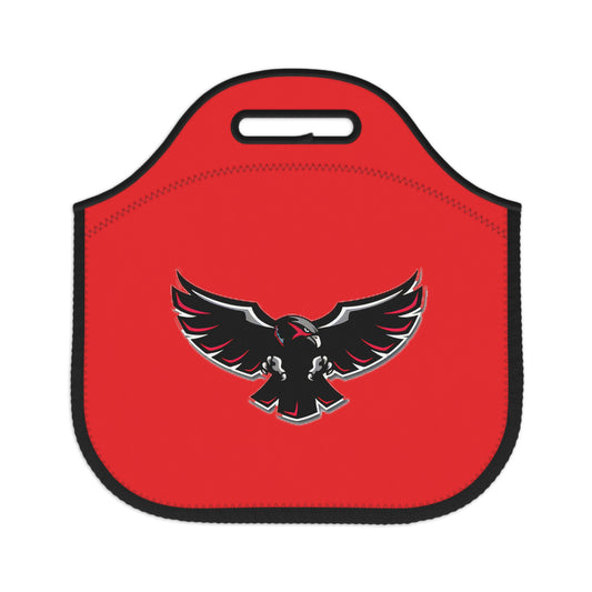 Neoprene Lunch Bag - Flying Hawk - Red