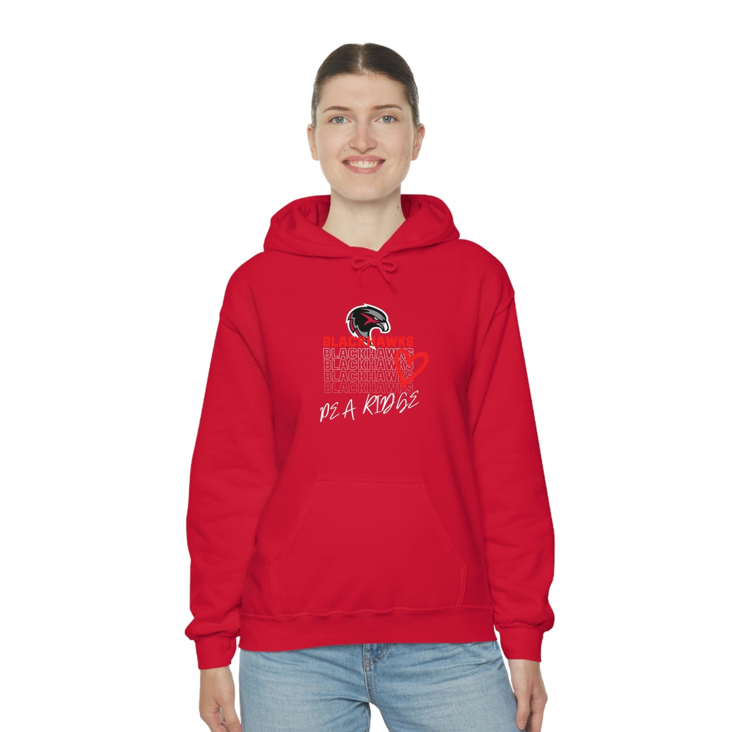 Unisex Heavy Blend™ Hooded Sweatshirt - Pea Ridge Heart