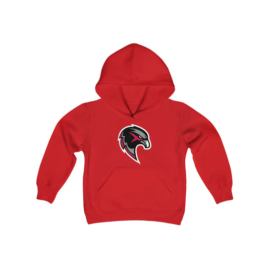 Youth Heavy Blend Hooded Sweatshirt - Hawk Head