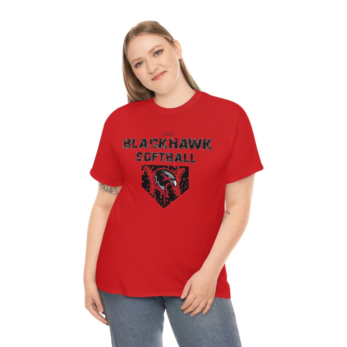 Unisex Heavy Cotton Tee - Pea Ridge Softball