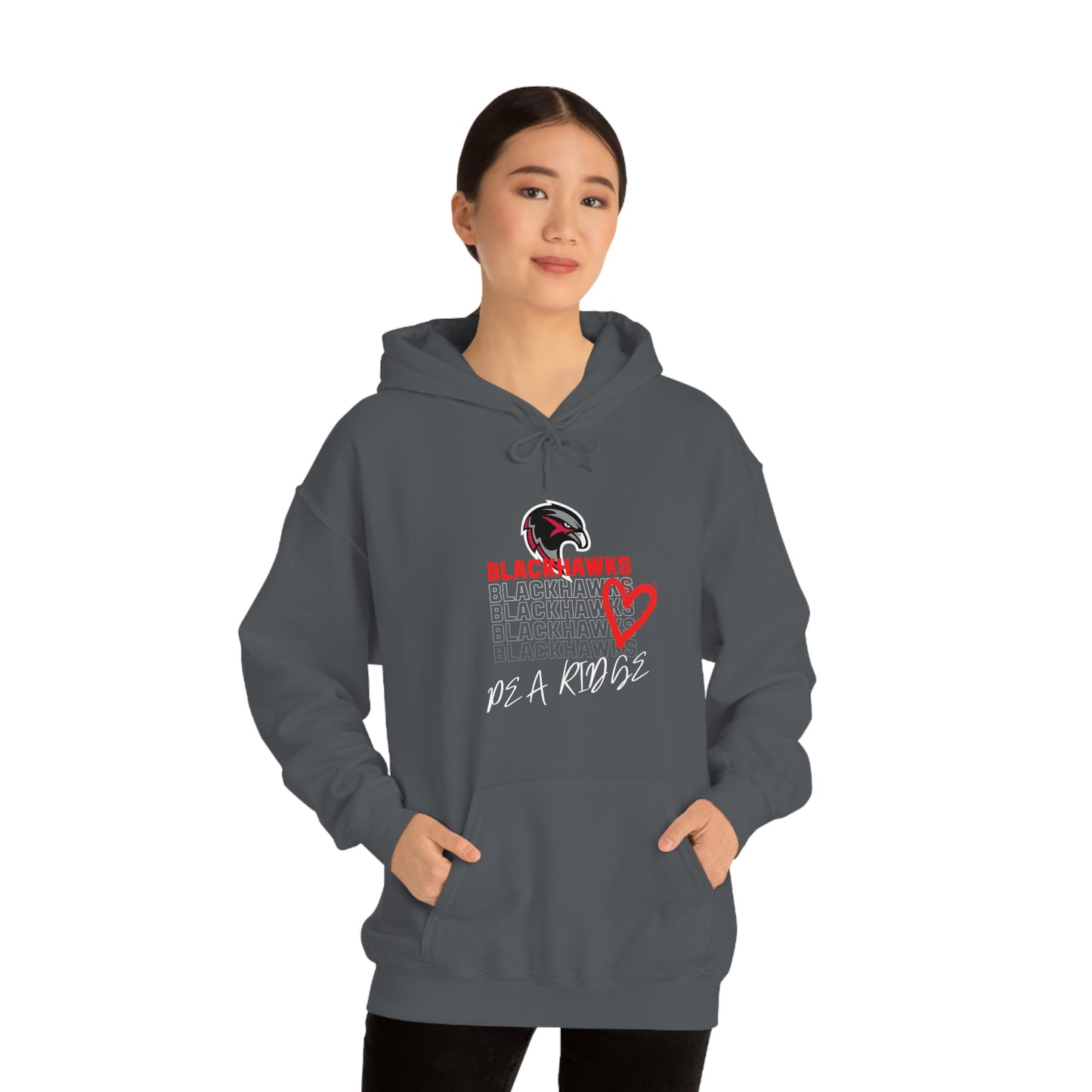 Unisex Heavy Blend™ Hooded Sweatshirt - Pea Ridge Heart