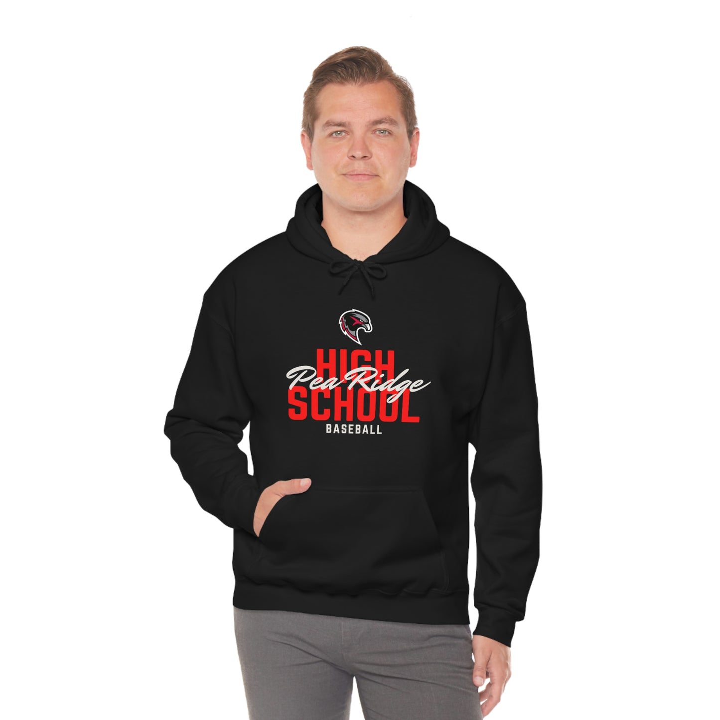 Unisex Heavy Blend™ Hooded Sweatshirt - Pea Ridge Baseball 4