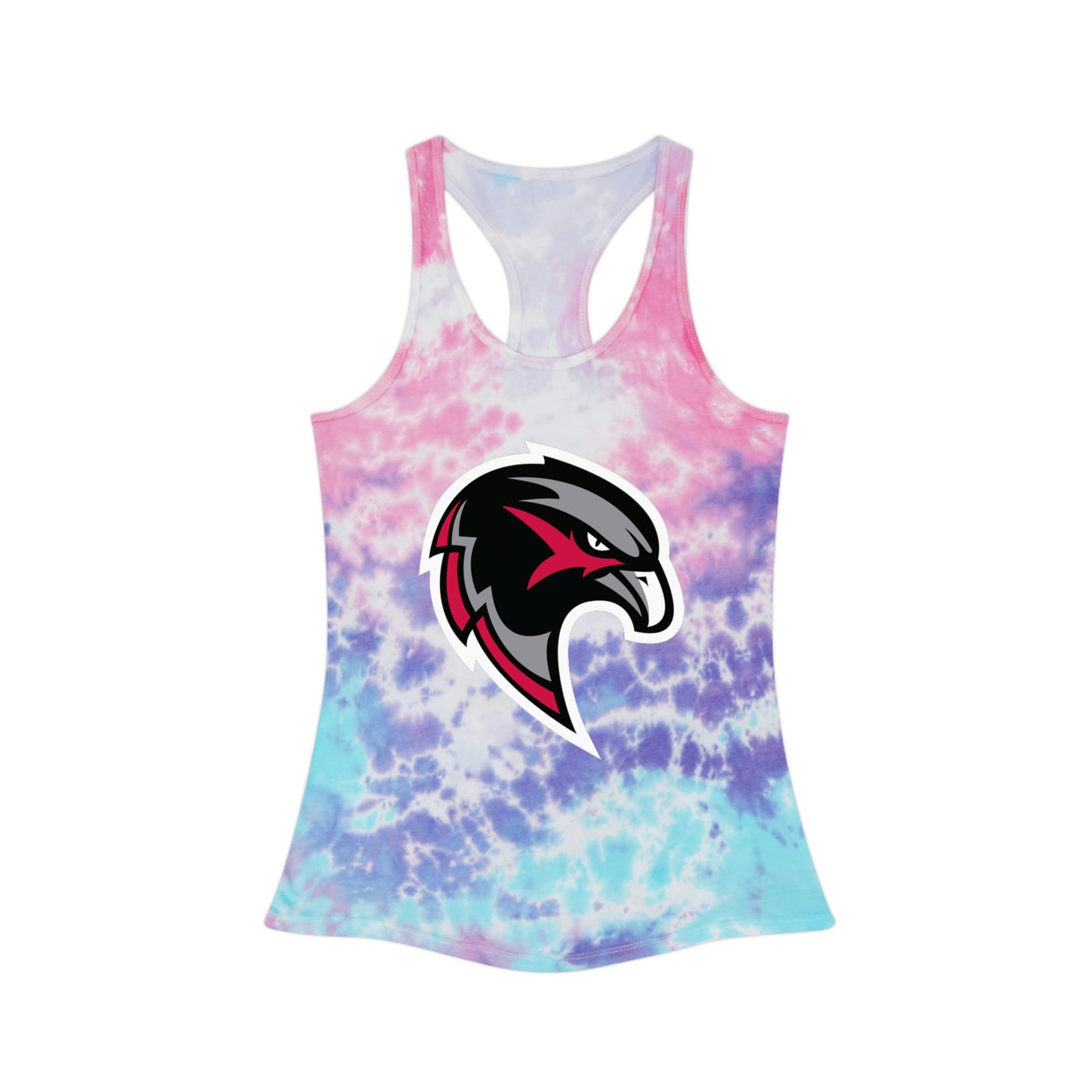 Tie Dye Racerback Tank Top - Hawk Head