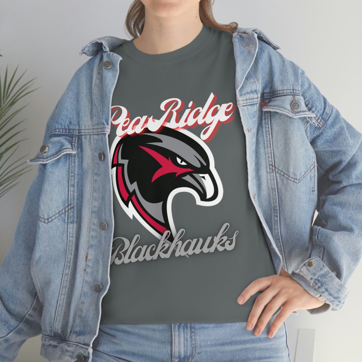 Unisex Heavy Cotton Tee - Pea Ridge BlackHawks