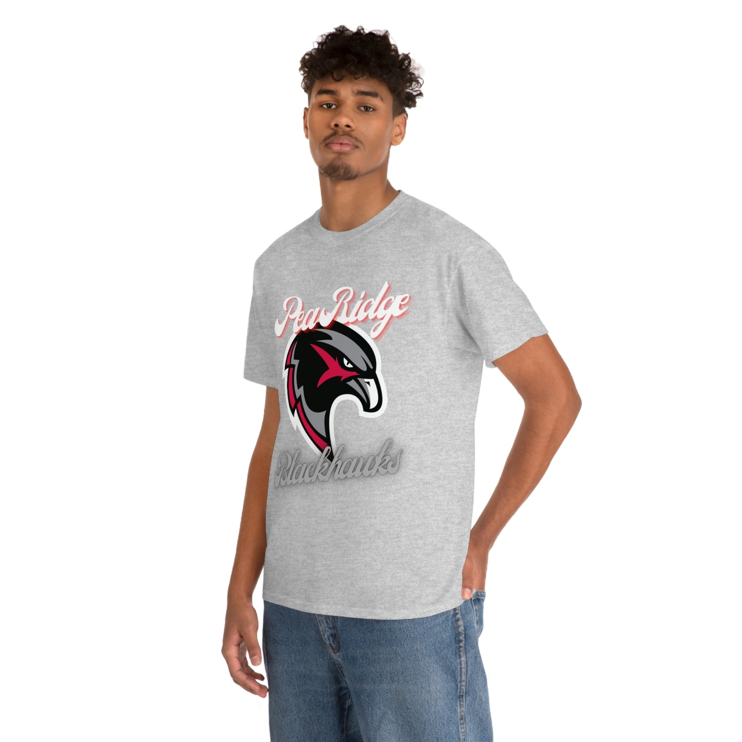 Unisex Heavy Cotton Tee - Pea Ridge BlackHawks