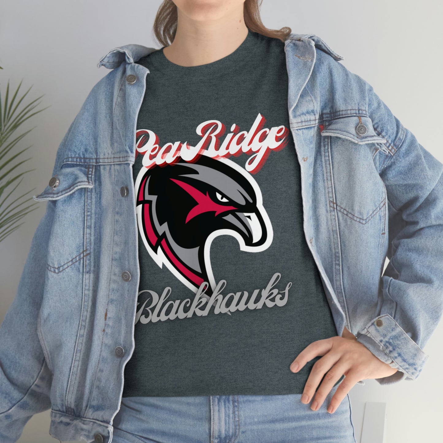 Unisex Heavy Cotton Tee - Pea Ridge BlackHawks