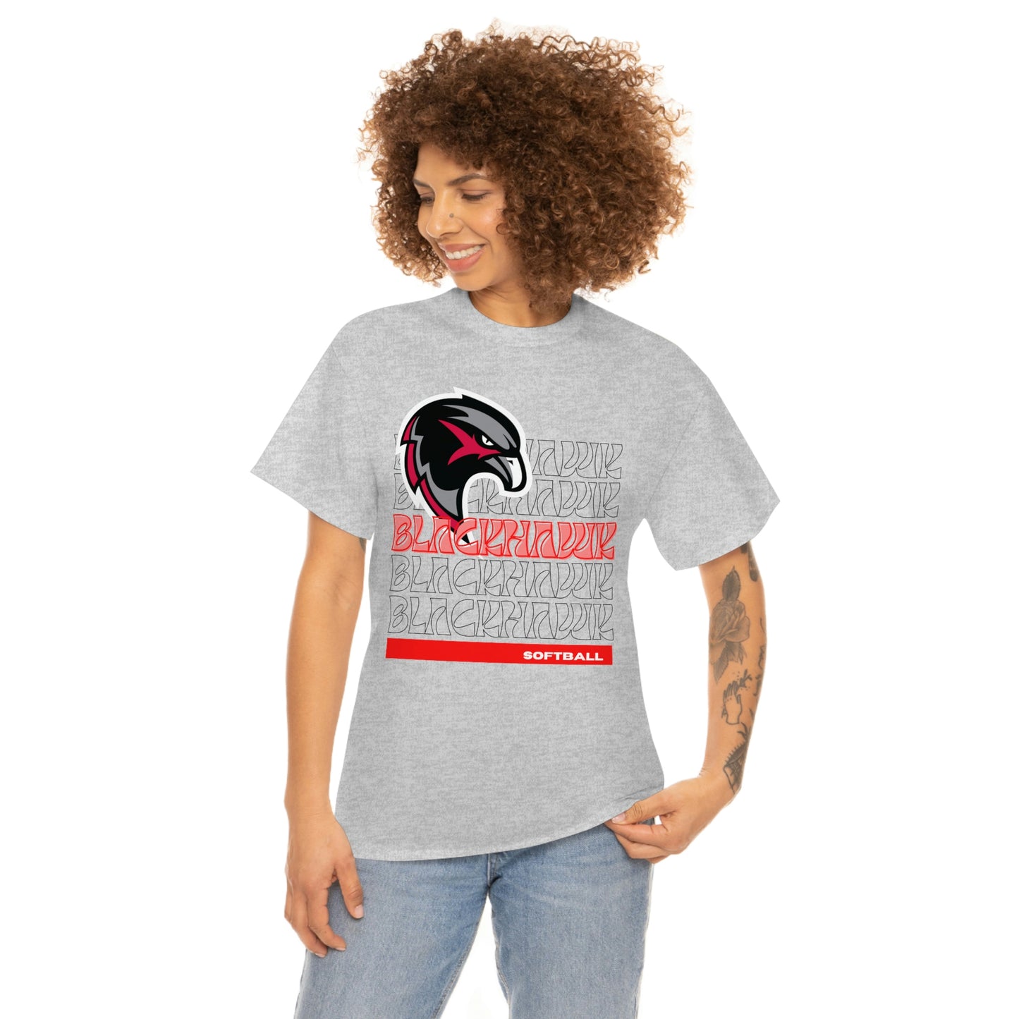 Unisex Heavy Cotton Tee - Softball 7