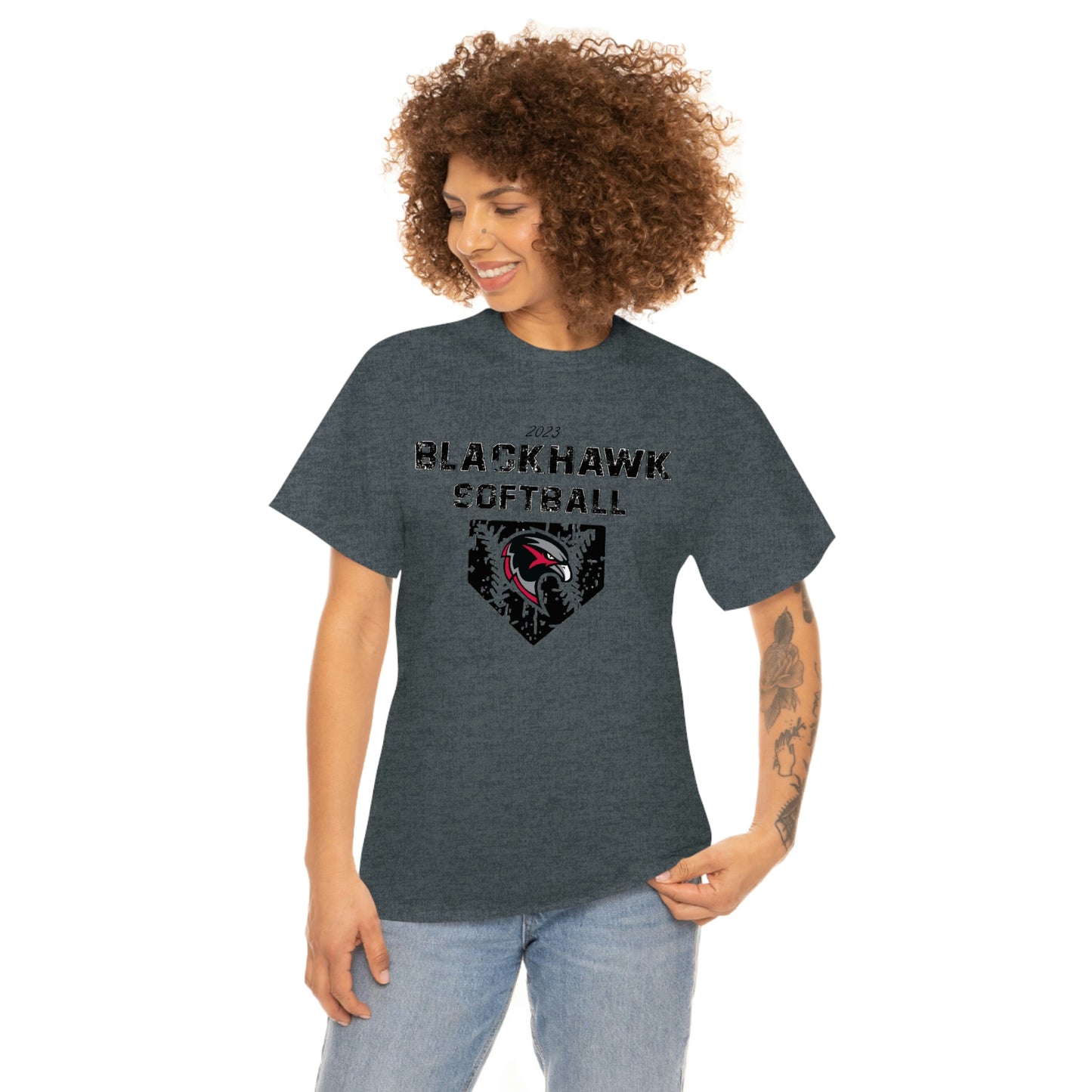 Unisex Heavy Cotton Tee - Pea Ridge Softball