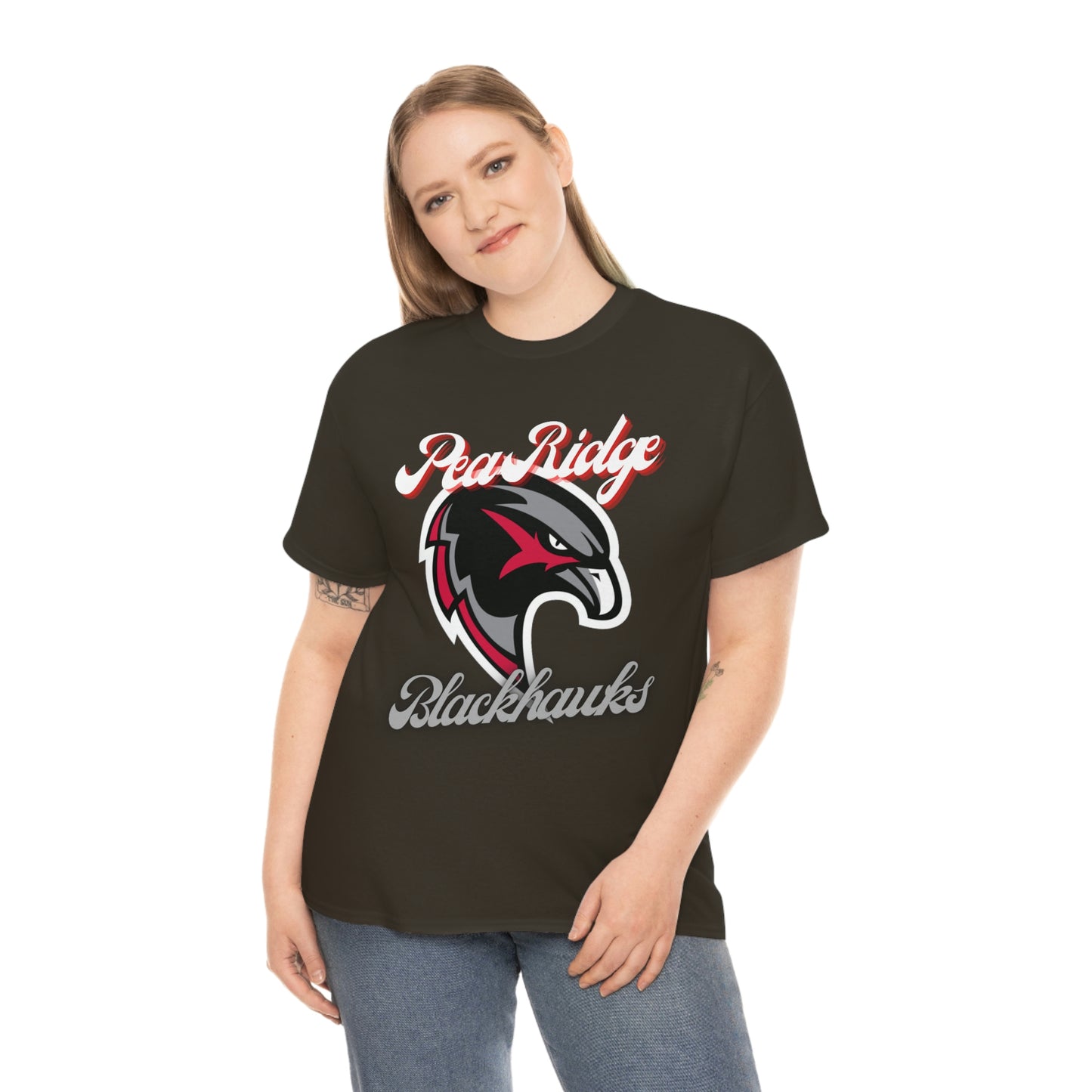 Unisex Heavy Cotton Tee - Pea Ridge BlackHawks