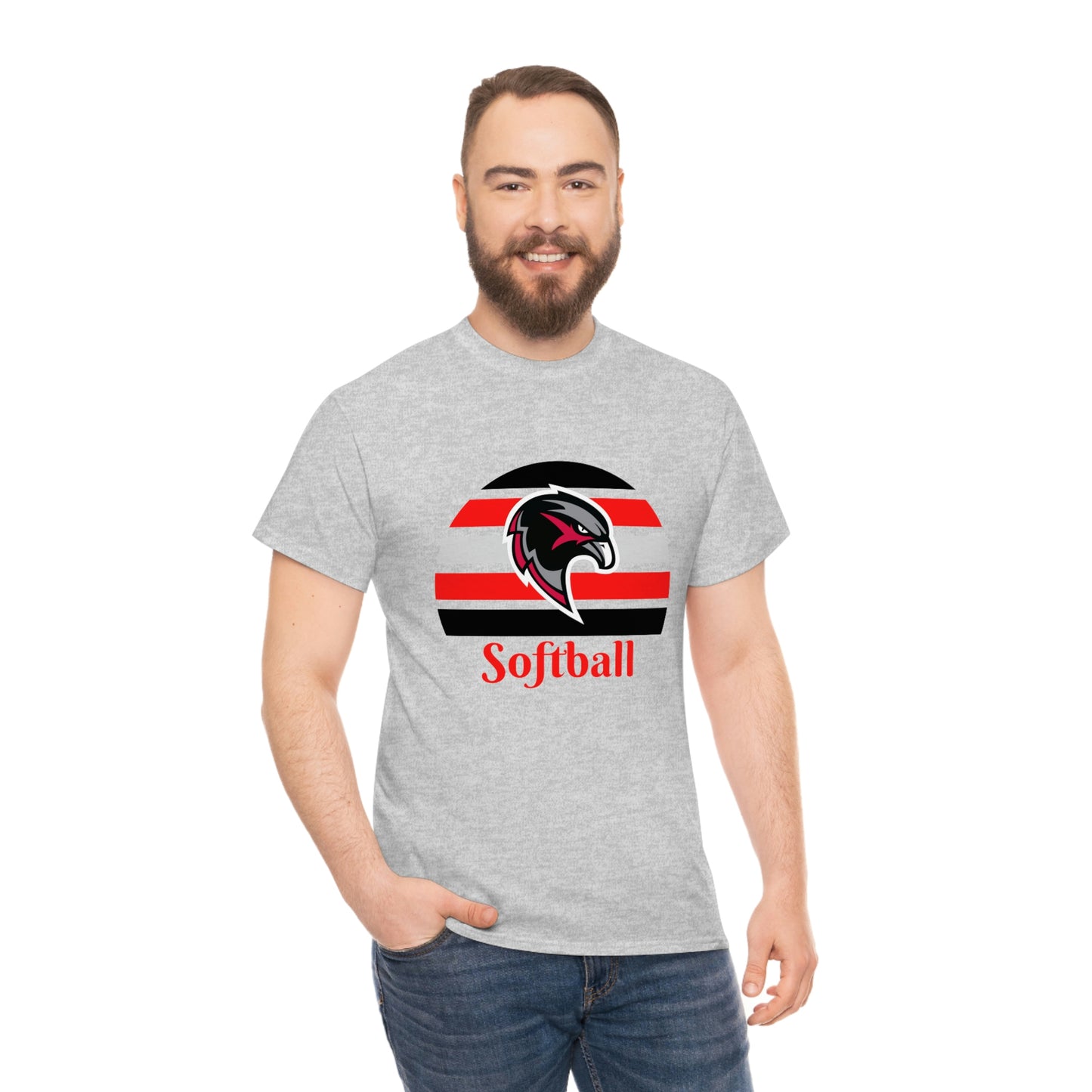 Unisex Heavy Cotton Tee - Softball 8