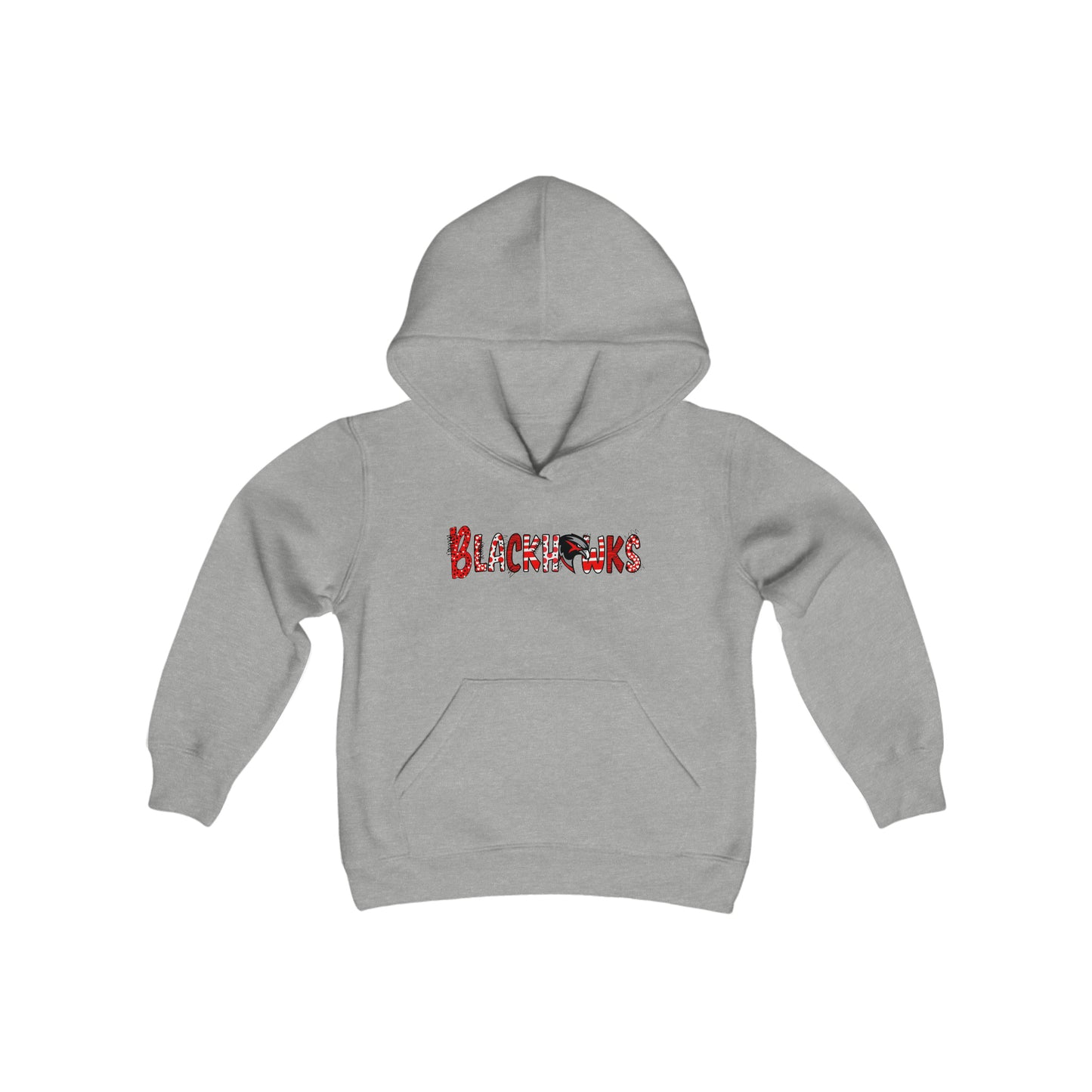 Youth Heavy Blend Hooded Sweatshirt - Blackhawk 2