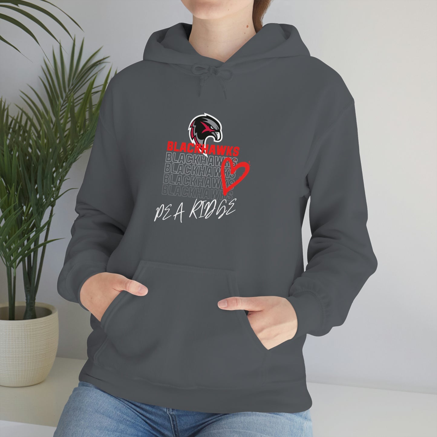 Unisex Heavy Blend™ Hooded Sweatshirt - Pea Ridge Heart