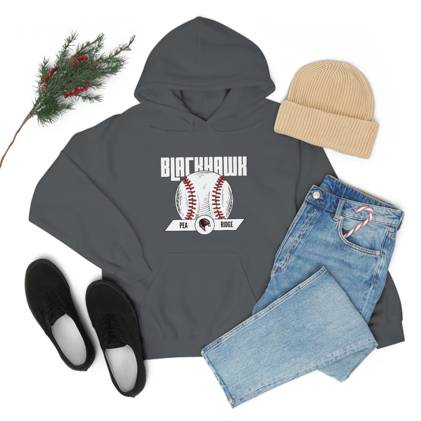 Unisex Heavy Blend™ Hooded Sweatshirt - Pea Ridge Baseball 5