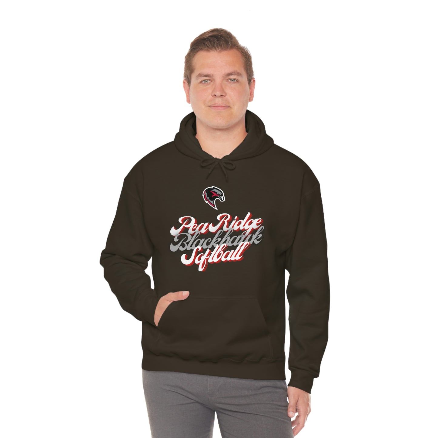 Unisex Heavy Blend™ Hooded Sweatshirt - Pea Ridge Softball 4