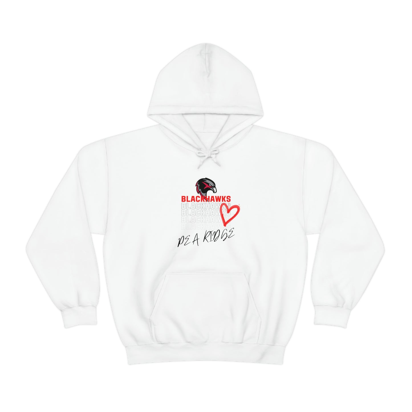 Unisex Heavy Blend™ Hooded Sweatshirt - Pea Ridge Heart