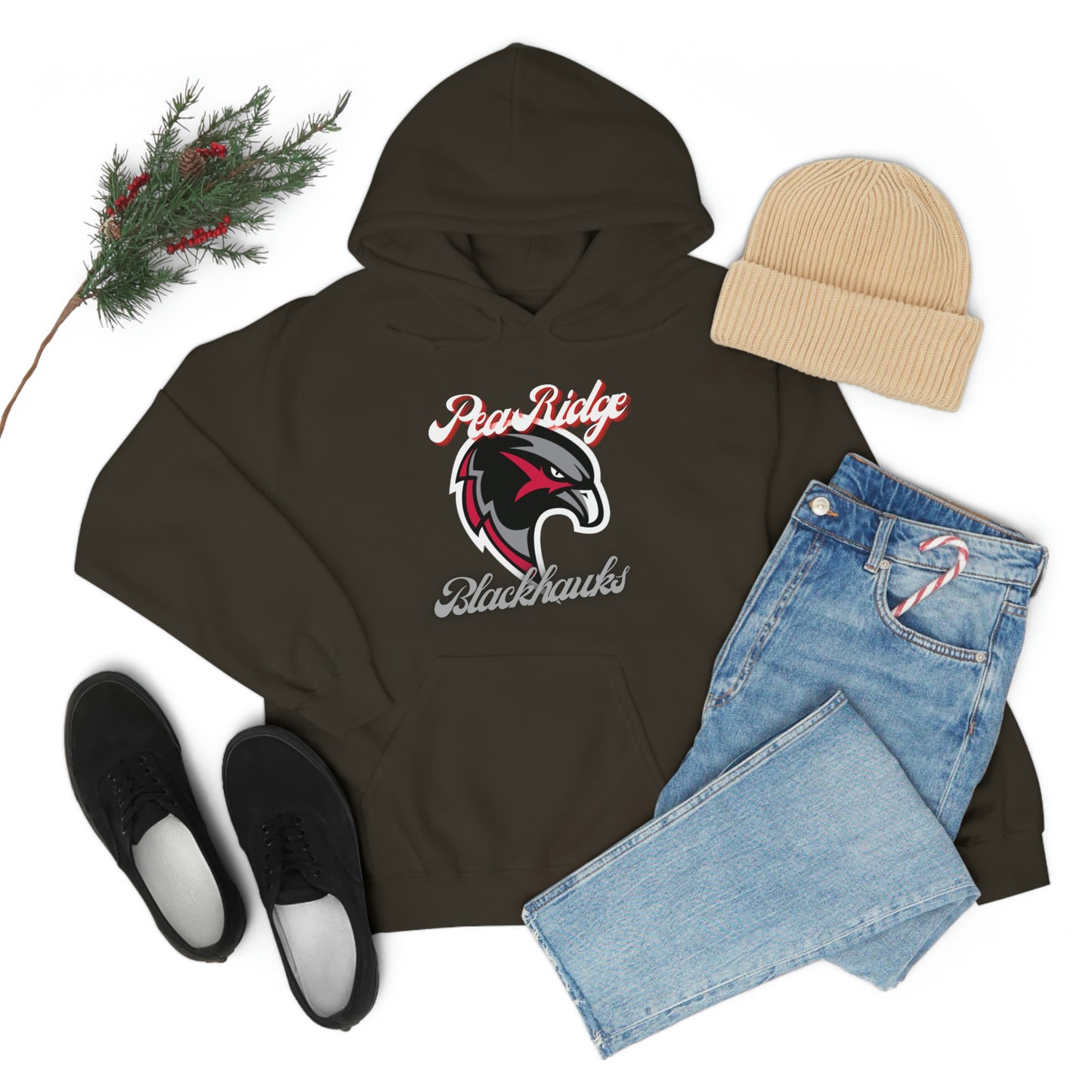 Unisex Heavy Blend™ Hooded Sweatshirt - Pea Ridge BlackHawks