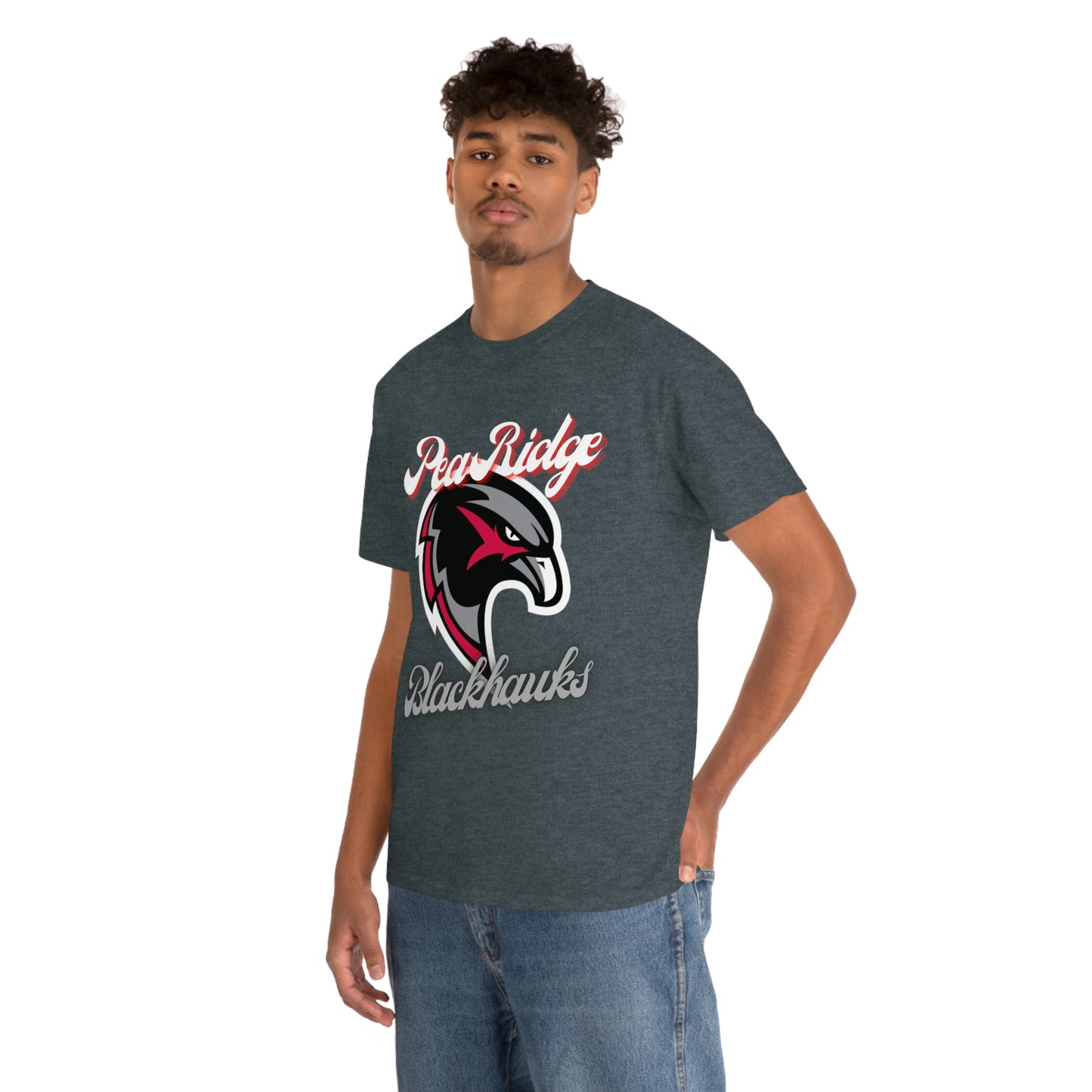 Unisex Heavy Cotton Tee - Pea Ridge BlackHawks