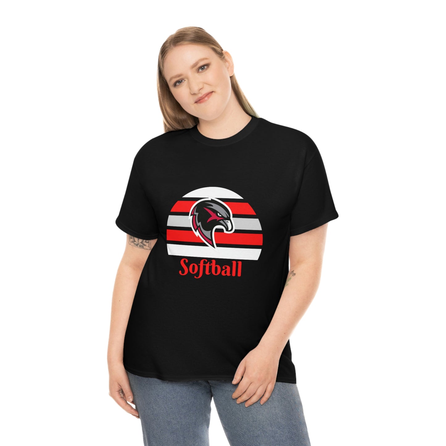 Unisex Heavy Cotton Tee - Softball 8