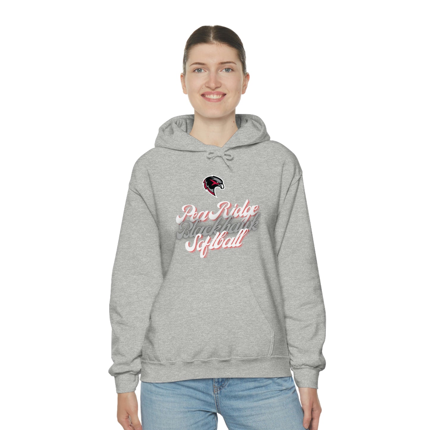 Unisex Heavy Blend™ Hooded Sweatshirt - Pea Ridge Softball 4