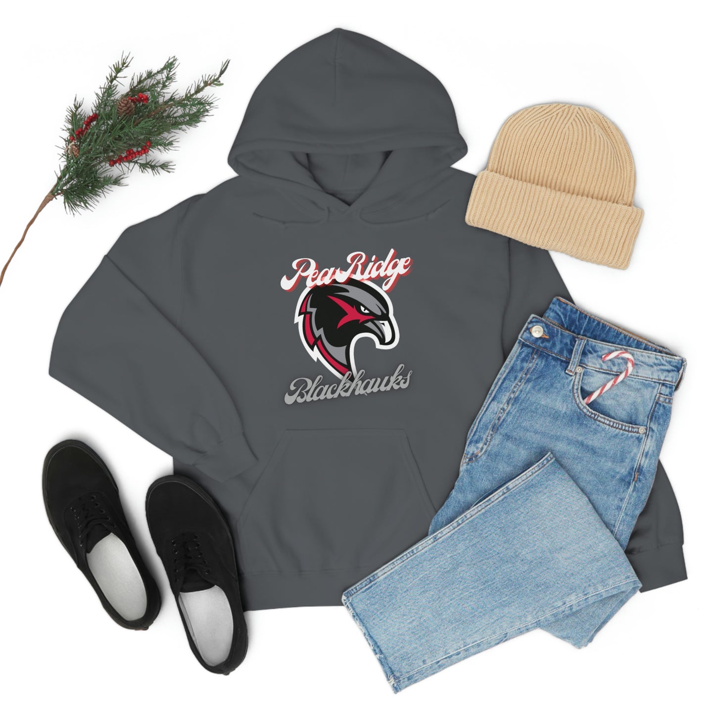 Unisex Heavy Blend™ Hooded Sweatshirt - Pea Ridge BlackHawks