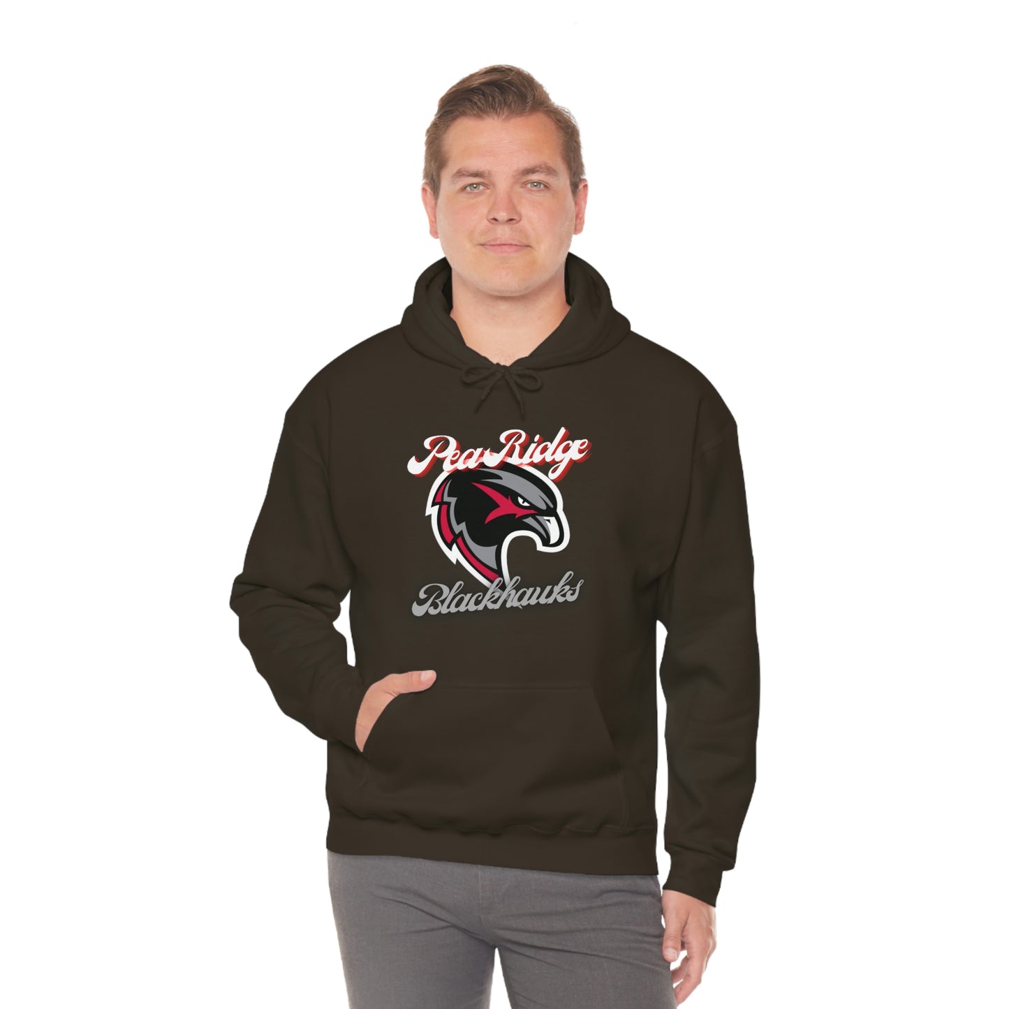 Unisex Heavy Blend™ Hooded Sweatshirt - Pea Ridge BlackHawks