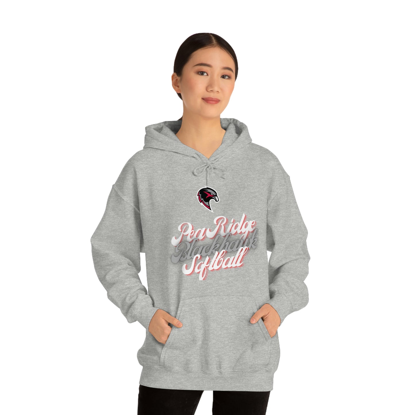 Unisex Heavy Blend™ Hooded Sweatshirt - Pea Ridge Softball 4