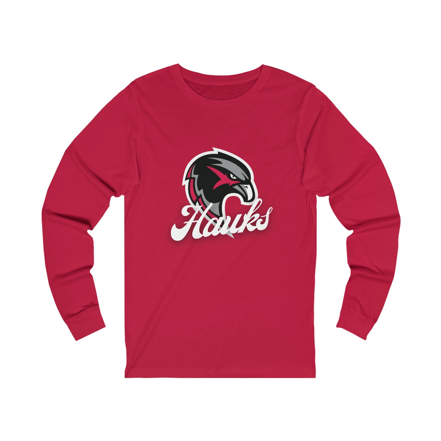 Unisex Jersey Long Sleeve Tee - Hawks