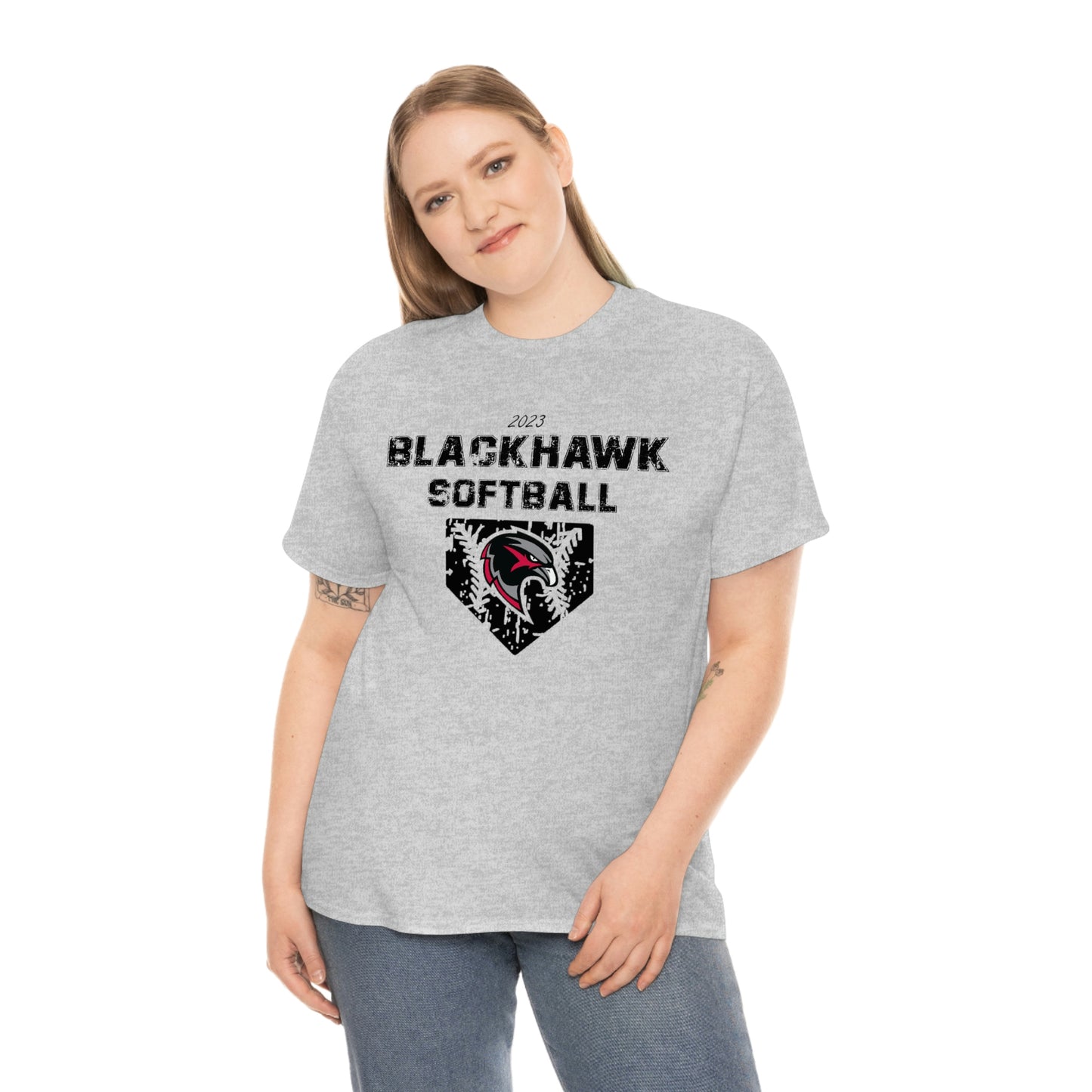 Unisex Heavy Cotton Tee - Pea Ridge Softball