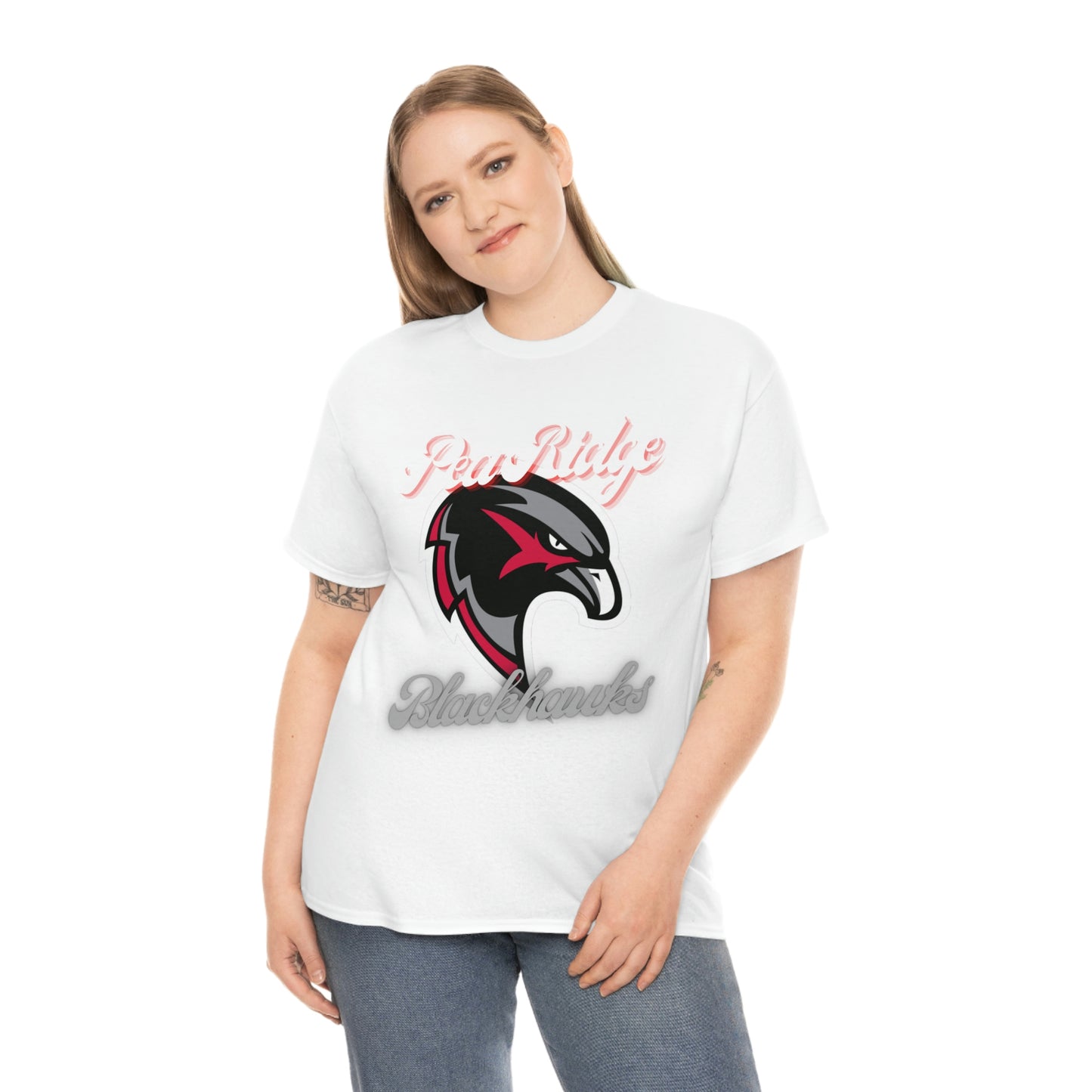 Unisex Heavy Cotton Tee - Pea Ridge BlackHawks