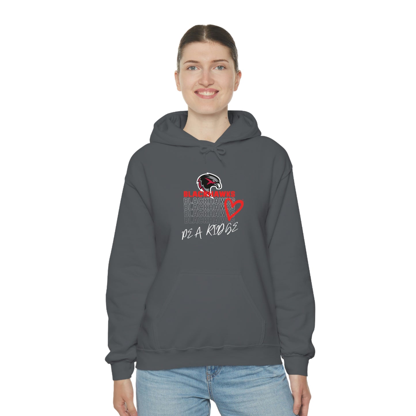 Unisex Heavy Blend™ Hooded Sweatshirt - Pea Ridge Heart