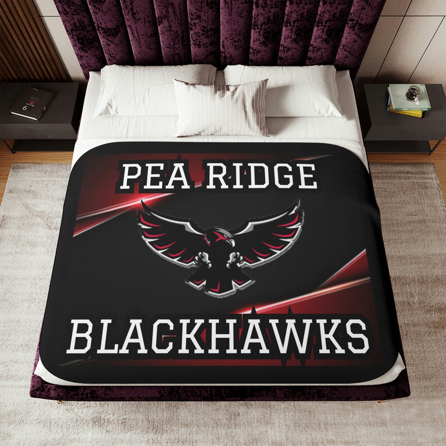 Flying Hawk Sherpa Blanket